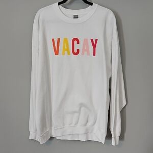 VACAY White Sweatshirt